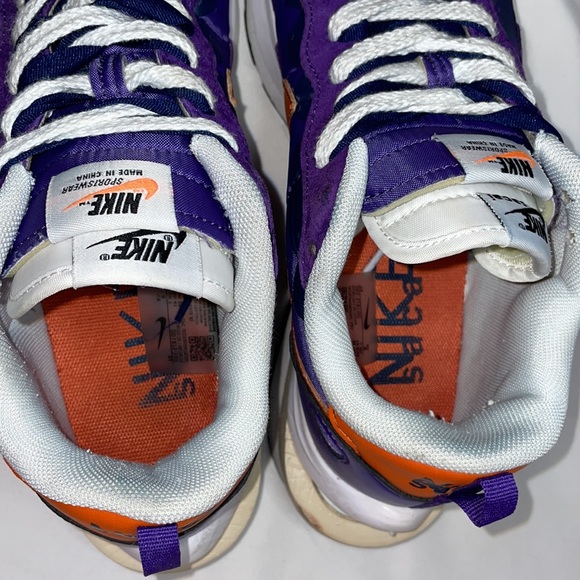 NIKE X SACAI VAPORWAFFLE SIZE 8 - Picture 6 of 15